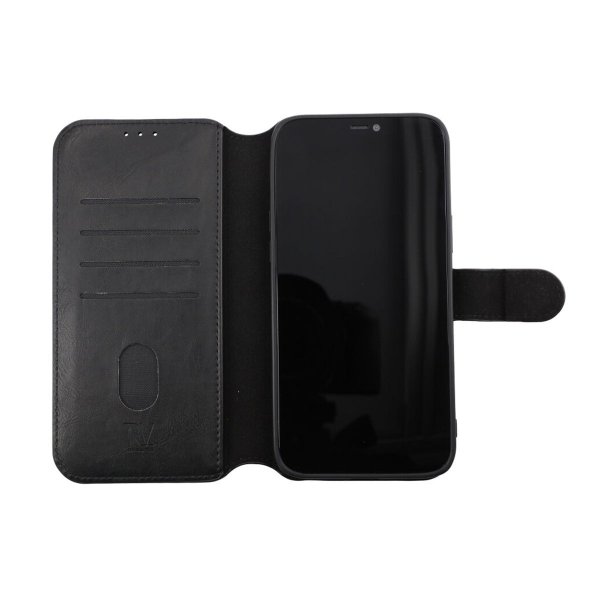 Rvelon iPhone 12 Pro Max -suojakotelo, magneettinen, irrotettava kuori, musta