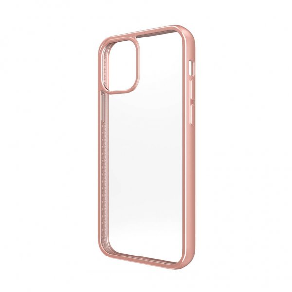 PanzerGlass iPhone 12 Pro Max -suojakuori ClearCase Color Rose Gold