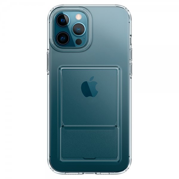 Spigen iPhone 12 Pro Max -suojakuori Crystal Slot Crystal Clear