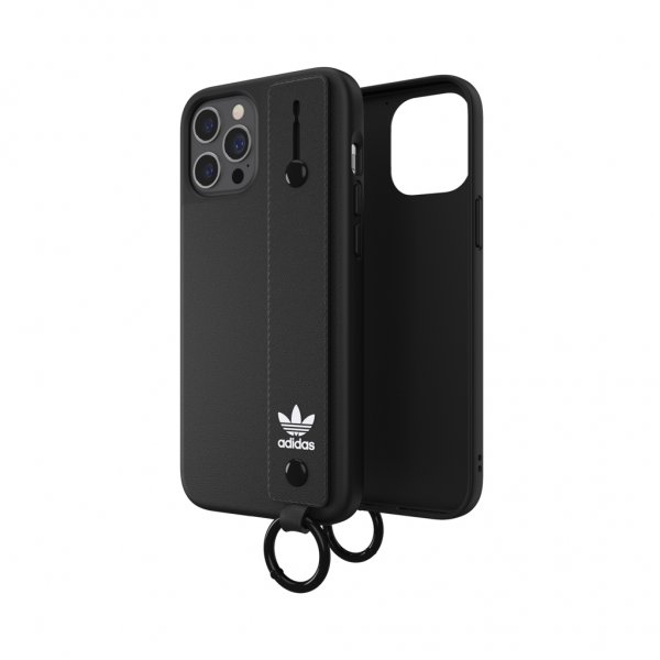 Adidas iPhone 12 Pro Max Kuori Käsihihnalla Musta