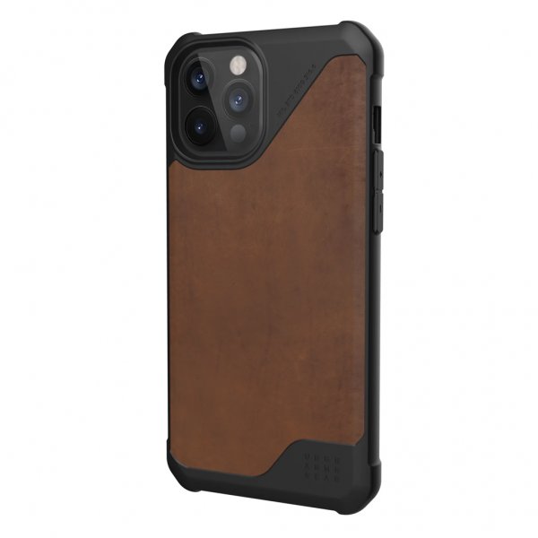 Urban Armor Gear (UAG) iPhone 12 Pro Max -suojakuori Metropolis LT Leather Ruskea