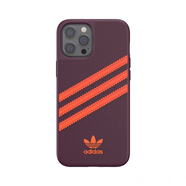 Adidas iPhone 12 Pro Max -kuori Moulded Case PU Maroon/Solar Orange