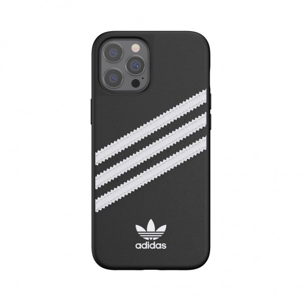 Adidas iPhone 12 Pro Max Kuori Moulded Case PU Musta