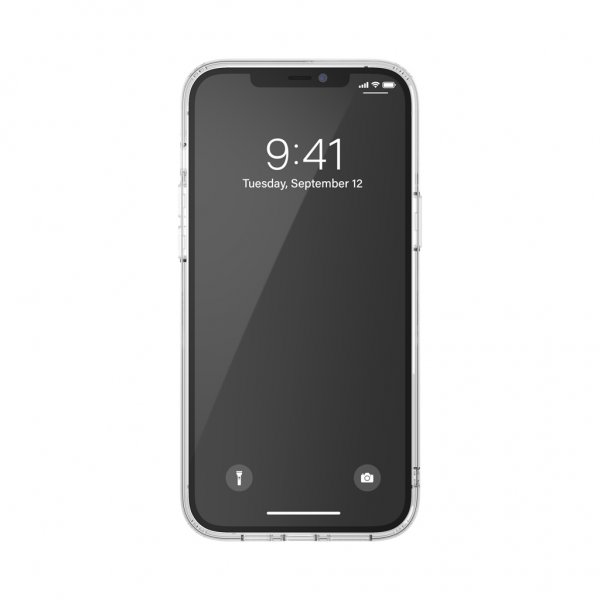 Adidas iPhone 12 Pro Max -kuori, suojallinen, kirkas, läpinäkyvä