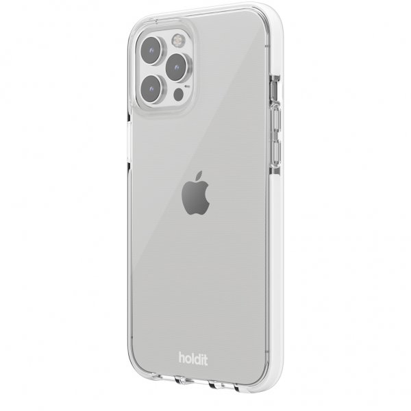 holdit iPhone 12 Pro Max Kuori Seethru Valkoinen