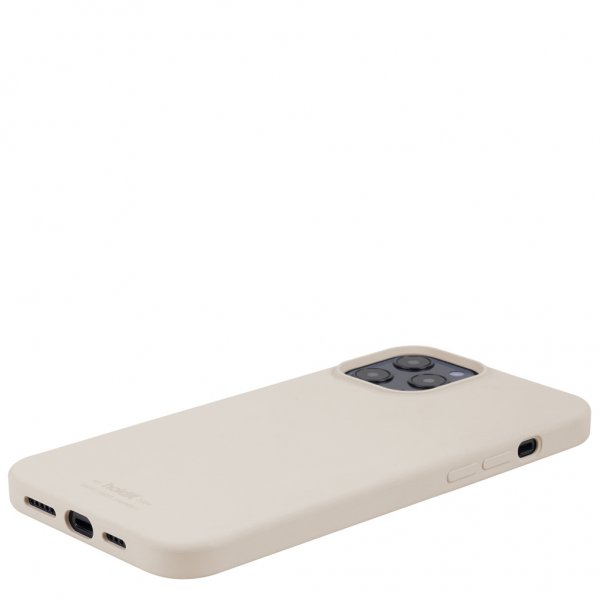 holdit iPhone 12 Pro Max Silikonikuori Vaaleanbeige