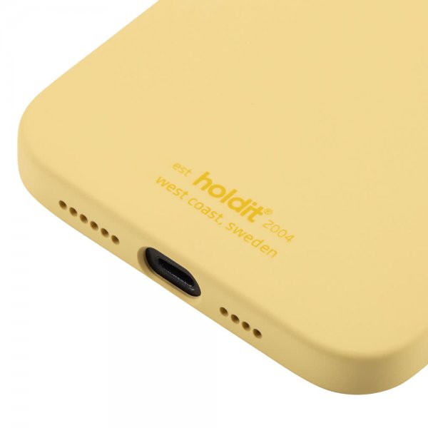 holdit iPhone 12 Pro Max Silikonikuori Keltainen