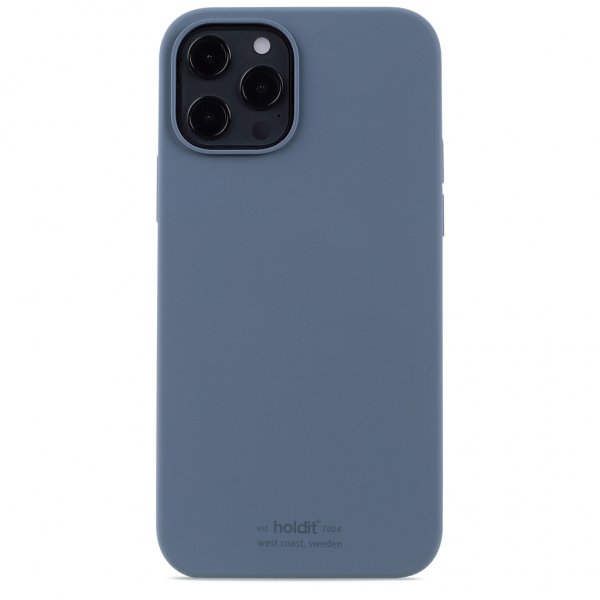 holdit iPhone 12 Pro Max Silikonikuori Pacific Blue