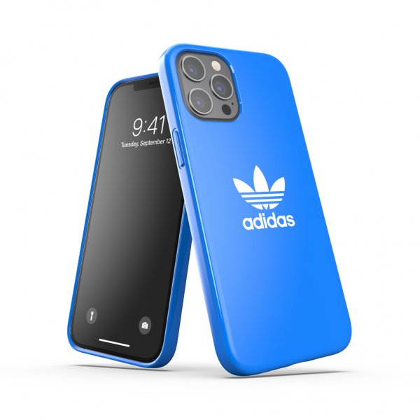 Adidas iPhone 12 Pro Max -kuoret Snap Case Trefoil Bluebird