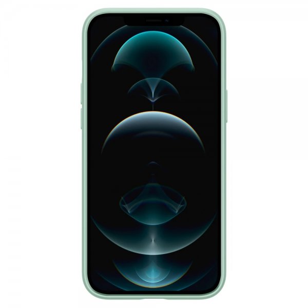 Spigen iPhone 12 Pro Max -kuori Thin Fit Apple Mint