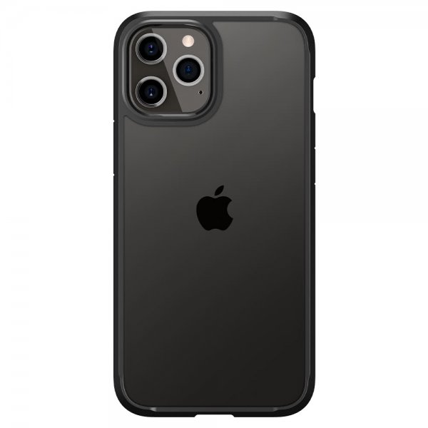 Spigen iPhone 12 Pro Max Kuori Ultra Hybrid Mattamusta