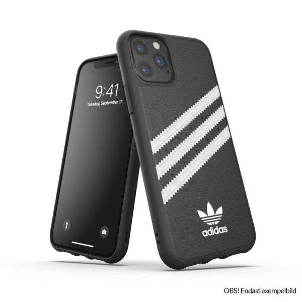 Adidas iPhone 12 Mini Kuori 3 Stripes Snap Case Musta