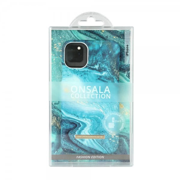 Onsala iPhone 12 Mini Kuori Fashion Edition Blue Sea Marble