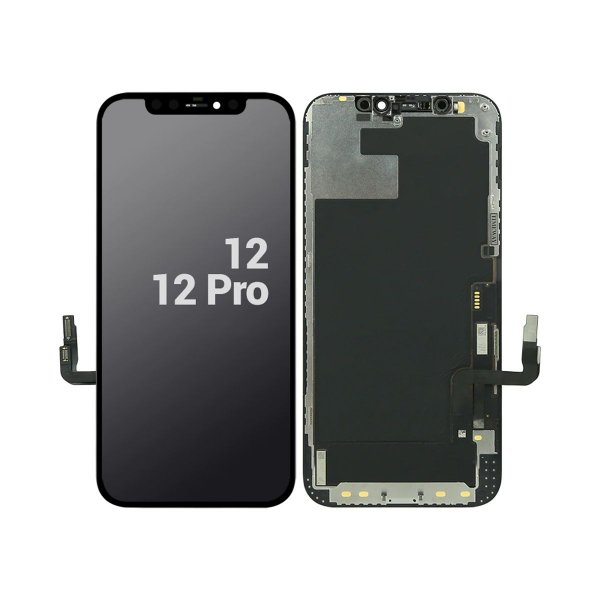 iPhone 12/12 Pro In-Cell LCD-näyttö Musta