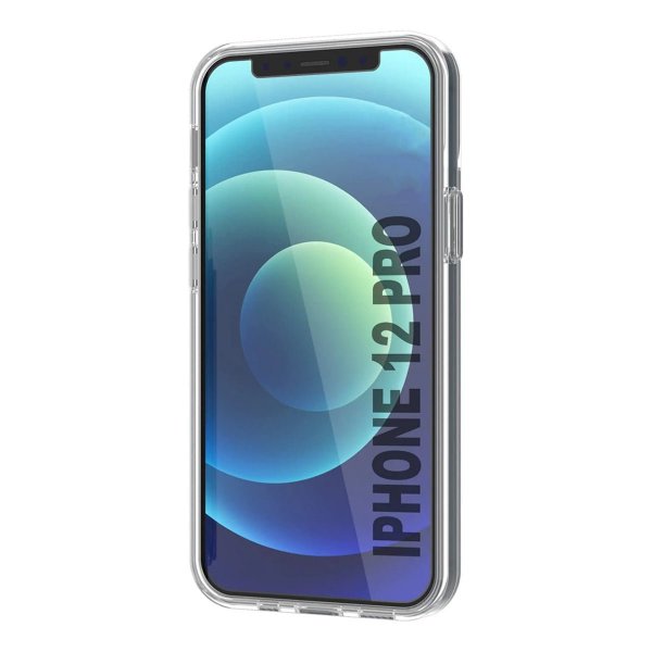 Rvelon iPhone 12/iPhone 12 Pro Kuoret Korttipidike Läpinäkyvä