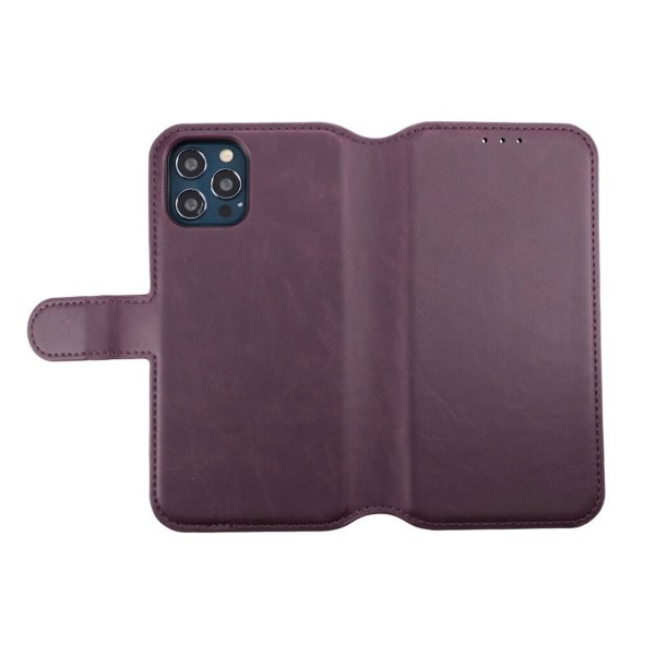 Rvelon iPhone 12/iPhone 12 Pro -kotelo magneettinen irrotettava kuori violetti