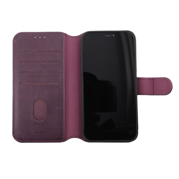 Rvelon iPhone 12/iPhone 12 Pro -kotelo magneettinen irrotettava kuori violetti