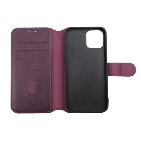 Rvelon iPhone 12/iPhone 12 Pro -kotelo magneettinen irrotettava kuori violetti