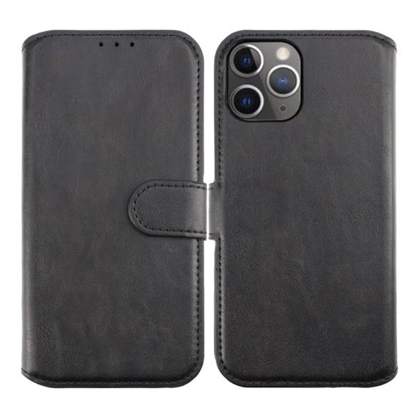 Rvelon iPhone 12/iPhone 12 Pro -kotelo magneettinen irrotettava kuori musta