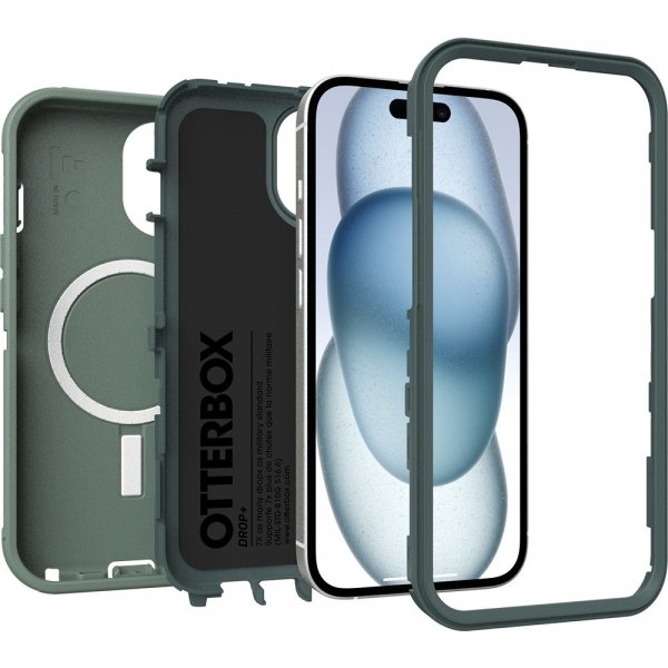 Otterbox iPhone 13/14/15/16e/17e suojakuori Defender MagSafe Forest Ranger