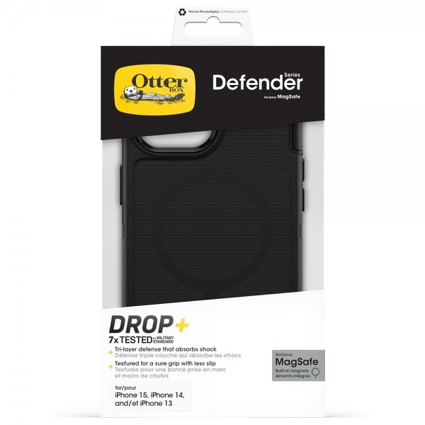 Otterbox iPhone 13/14/15/16/17 Kuori Defender MagSafe Musta