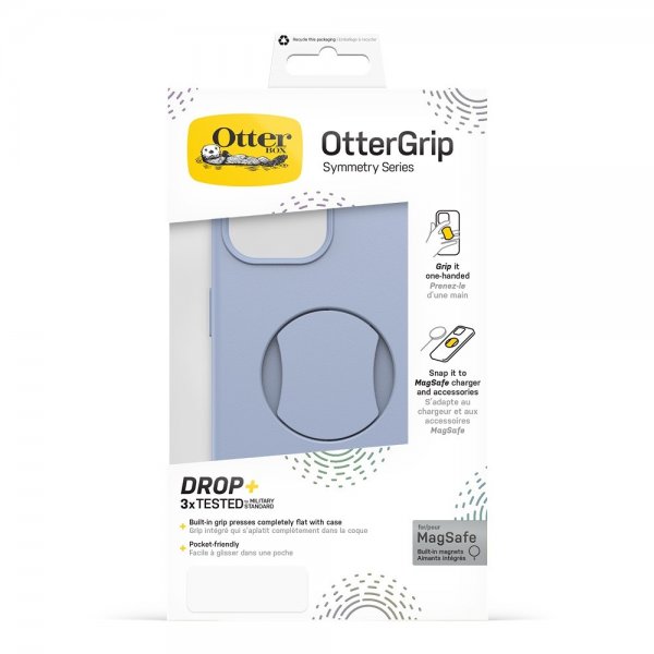 Otterbox iPhone 13/14/15 Kuori OtterGrip Symmetry MagSafe You Do Blue