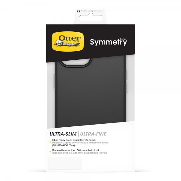 Otterbox iPhone 13/14/15 Suojakuori Symmetry Musta
