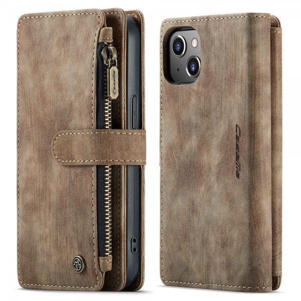 CaseMe iPhone 13 -kotelo C30 Series Ruskea