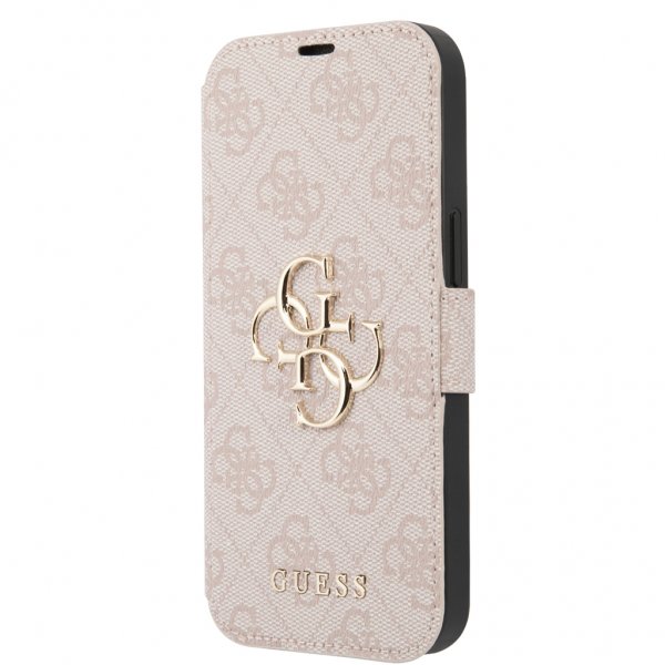 Guess iPhone 13 Kotelot Metallilogo Ruusu