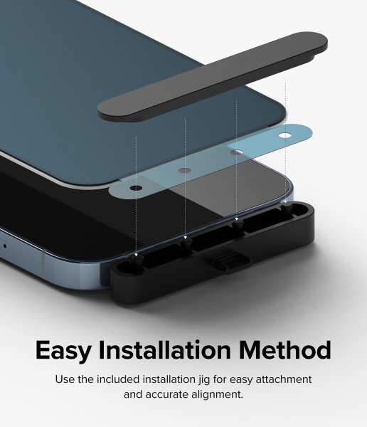 Ringke iPhone 13/iPhone 13 Pro/iPhone 14 -näytönsuoja Privacy Glass