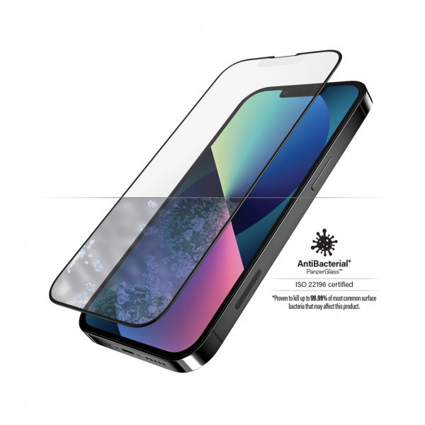 PanzerGlass iPhone 13/iPhone 13 Pro Näytönsuoja reunasta reunaan häikäisysuojalla