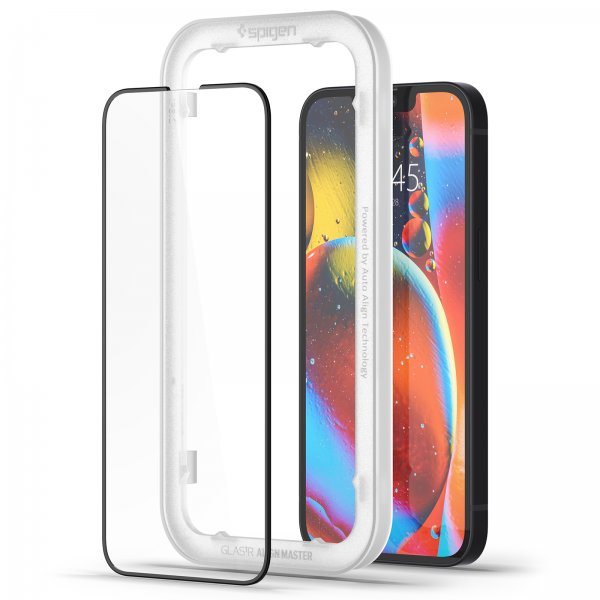Spigen iPhone 13/iPhone 13 Pro/iPhone 14 -näytönsuoja GLAS.tR ALIGNmaster 2-pakkaus
