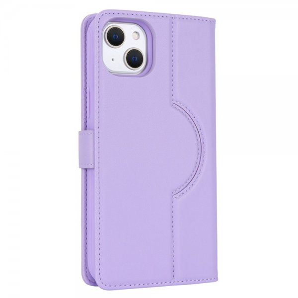 iPhone 13/iPhone 14 Kotelo irrotettavalla MagSafe-kuorella, violetti