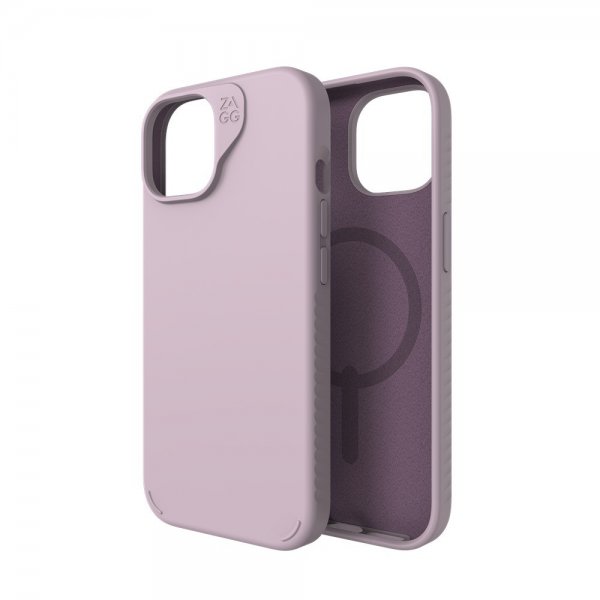 ZAGG iPhone 13/iPhone 14/iPhone 15 -suojakuori Manhattan Snap Lavender