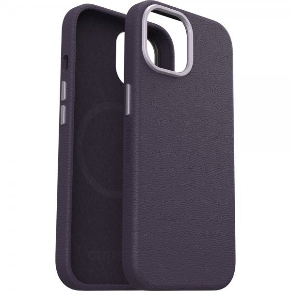 Otterbox iPhone 13/14/15 Suojakuori Symmetry Cactus Leather MagSafe Plum Luxe