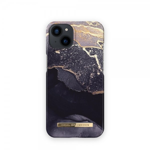 Ideal of Sweden iPhone 13/iPhone 14 Kuori Fashion Case MagSafe Golden Twilight Marble