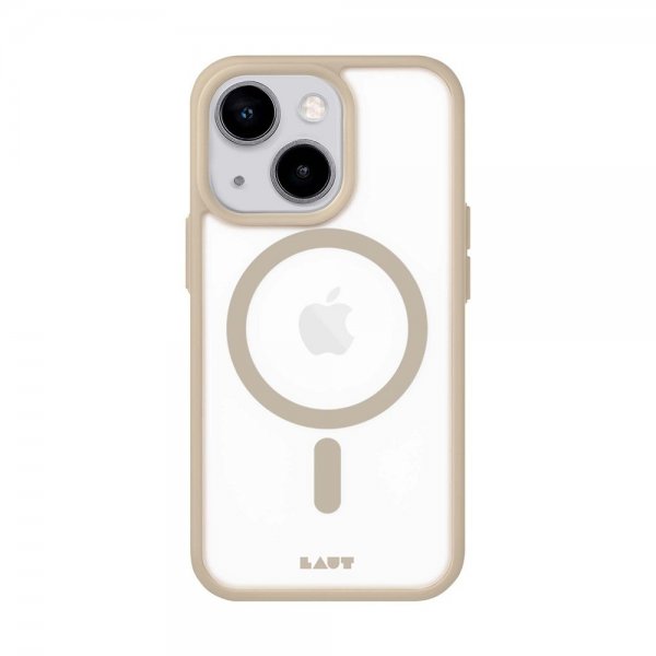 LAUT iPhone 13/iPhone 14 -suojakuori Huex Protect MagSafe Sand