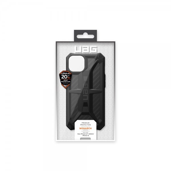 Urban Armor Gear (UAG) iPhone 13/iPhone 14 Kotelo Monarch Carbon Fiber