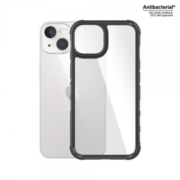 PanzerGlass iPhone 13/iPhone 14 -suojakuori SilverBullet Case, musta
