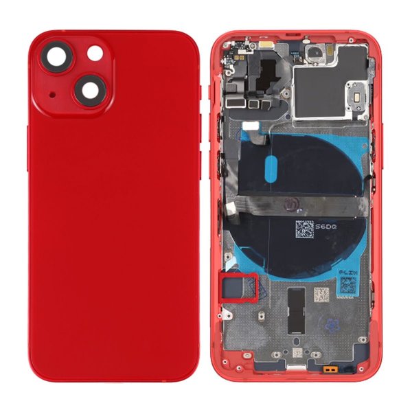 iPhone 13 Mini Takakansi sisältää pikkukomponentit – Punainen