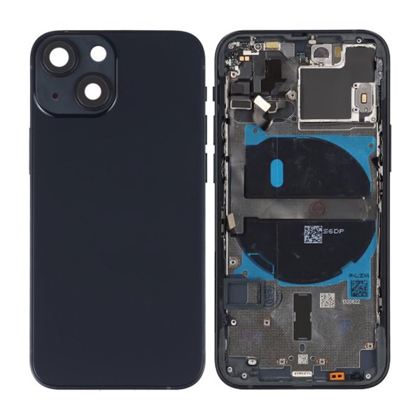 iPhone 13 Mini Takakansi sisältäen pienosat – Musta