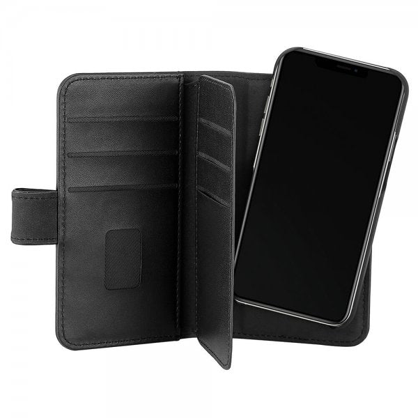 Gear iPhone 13 Mini Kotelo 7 Korttipaikkaa Irrotettava Kuori Musta