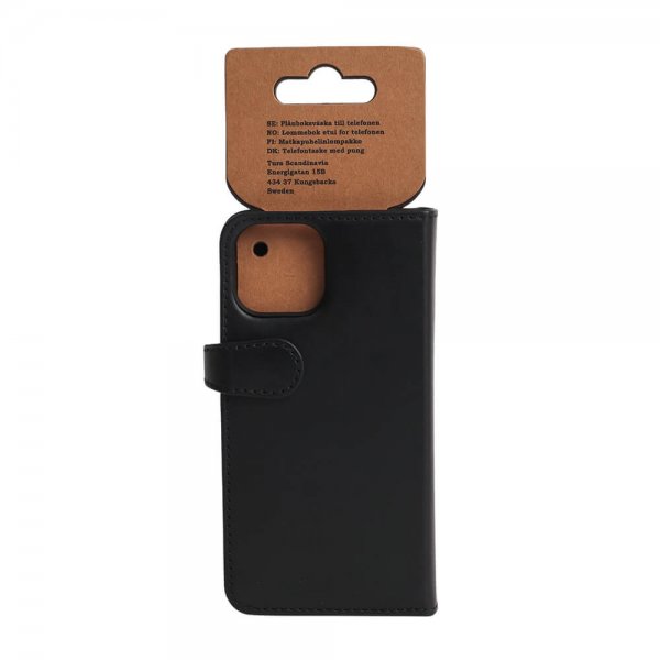 Buffalo iPhone 13 Mini -kotelo, irrotettava Buffalo-kuori, musta