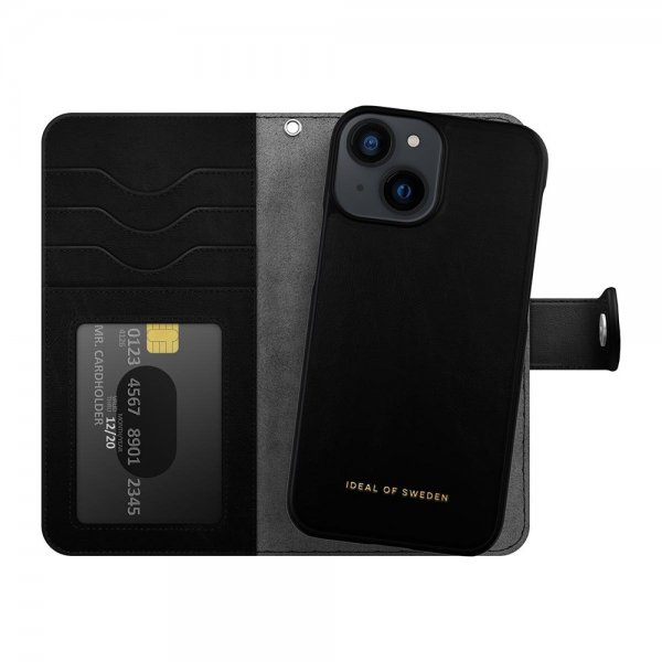 Ideal of Sweden iPhone 13 Mini Kotelo Magnet Wallet+ Musta
