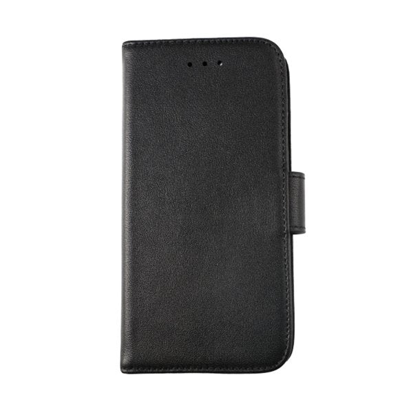 Rvelon iPhone 13 Mini Kotelo, aitoa nahkaa, musta