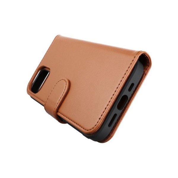 Rvelon iPhone 13 Mini -suojakuori magneettisella, irrotettavalla kuorella, ruskea