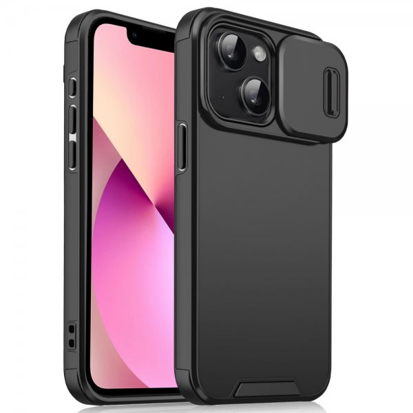 iPhone 13 Mini Kuori Kamerasuojalla Musta