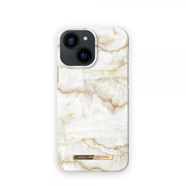 Ideal of Sweden iPhone 13 Mini Suojakuori Fashion Case Golden Pearl Marble