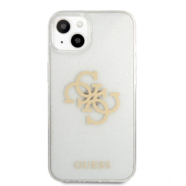 Guess iPhone 13 Mini Kuori Täysi Glitter Läpinäkyvä