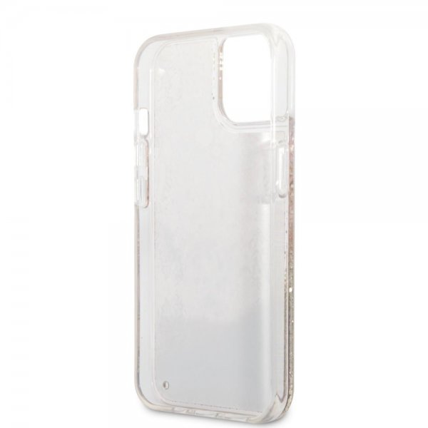 Guess iPhone 13 Mini Kuori Liquid Glitter Paisley Pattern Kulta